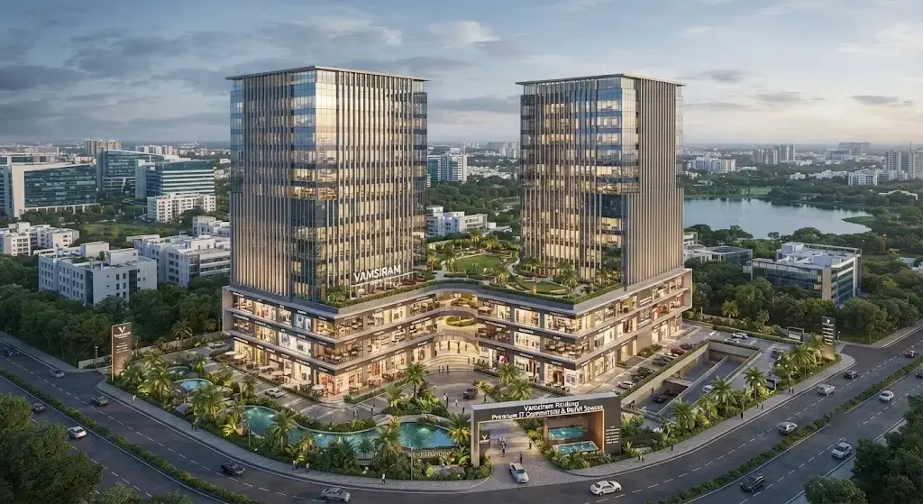 Vamsiram Raidurg commercial project in Knowledge City Hyderabad